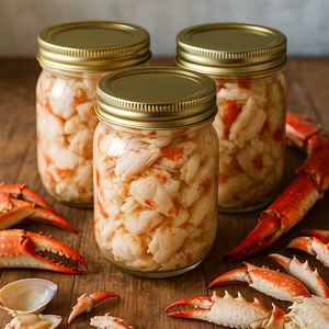 KING AND DUNGENESS CRAB MEAT (It is recommended that blue crab meat be frozen for best quality)