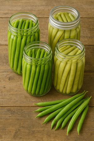 BEANS, SNAP AND ITALIAN-PIECES  (Green and wax)