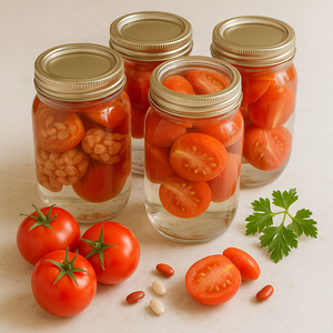 TOMATOES – WHOLE OR HALVED (Packed in water)
