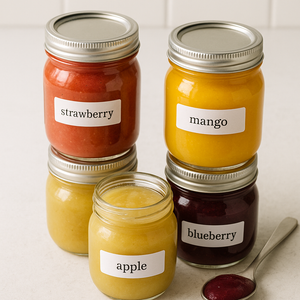 FRUIT PUREES (of any fruit except figs and tomatoes)