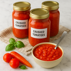 TOMATOES – CRUSHED  (with no added liquid)