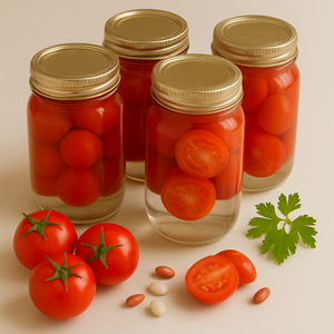 TOMATOES – WHOLE OR HALVED (Packed in water)