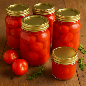 TOMATOES – WHOLE OR HALVED (Packed in tomato juice)