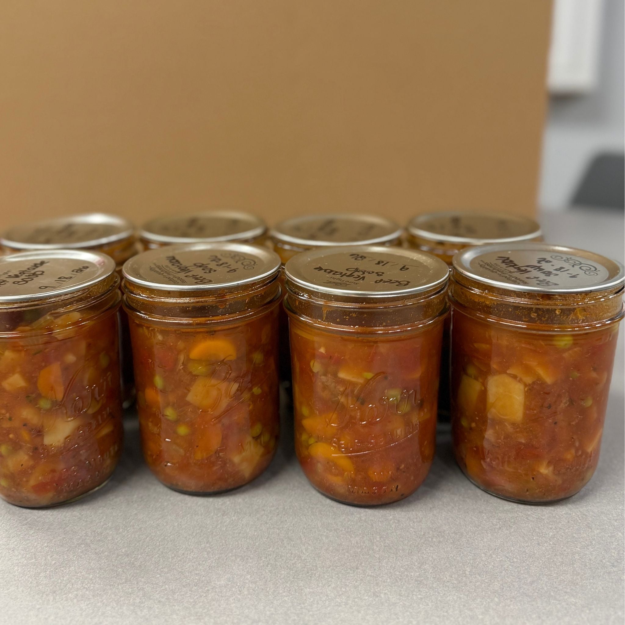 SOPAS (de verduras, de frijoles o guisantes secos, de carne, de aves o de mariscos)