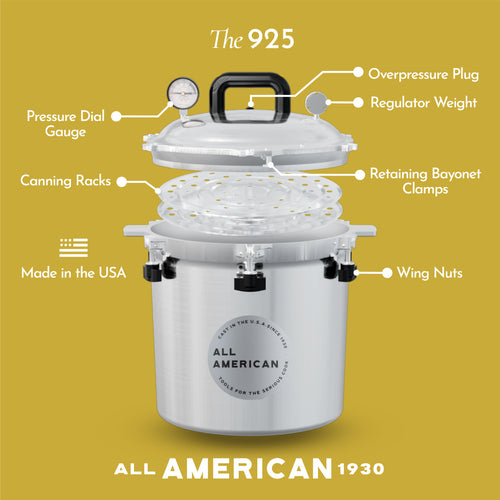 (Factory Outlet) The 925 Pressure Cooker/Canner