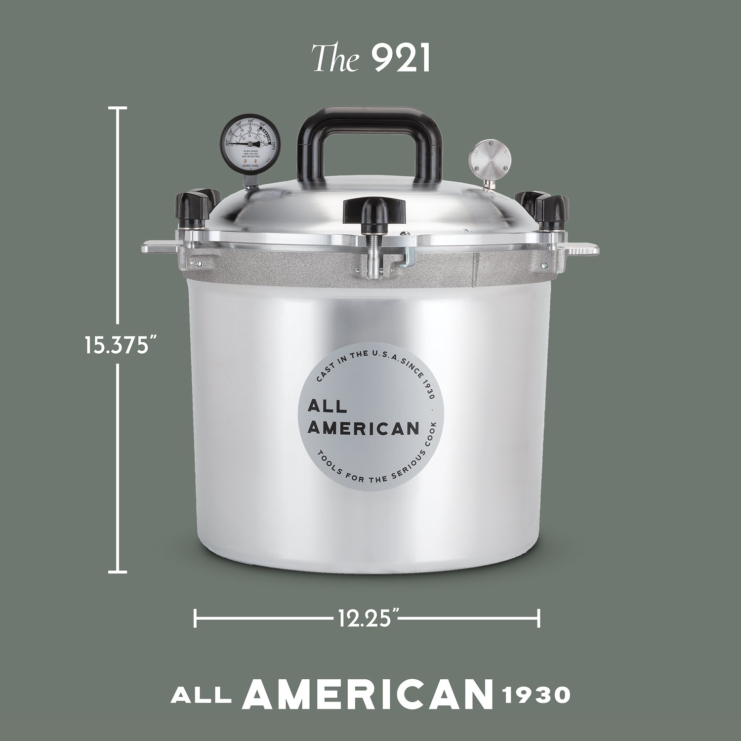 All-American 921 Pressure Cooker and Canner - Thumbnail 5